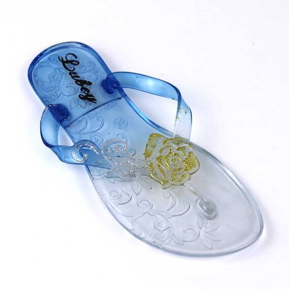 ​Papuci de dama, flip-flops din cauciuc 2136-BLUE, Culoare (12): Albastru, Marime (12): 41 - - Roveli