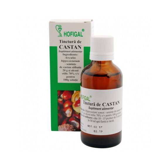 Tinctura de Castan 50 ml Hofigal - - Roveli