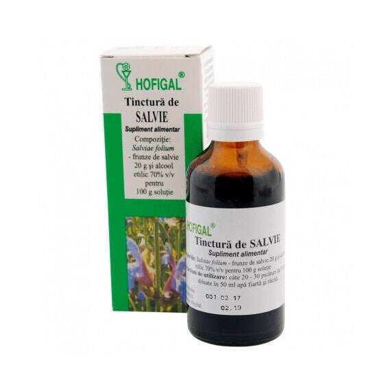 Tinctura de Salvie 50 ml Hofigal - - Roveli