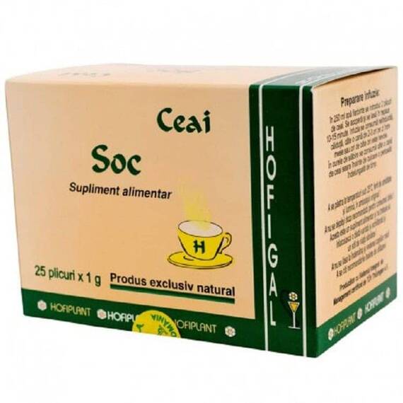 Ceai de Soc 25 plicuri Hofigal - - Roveli