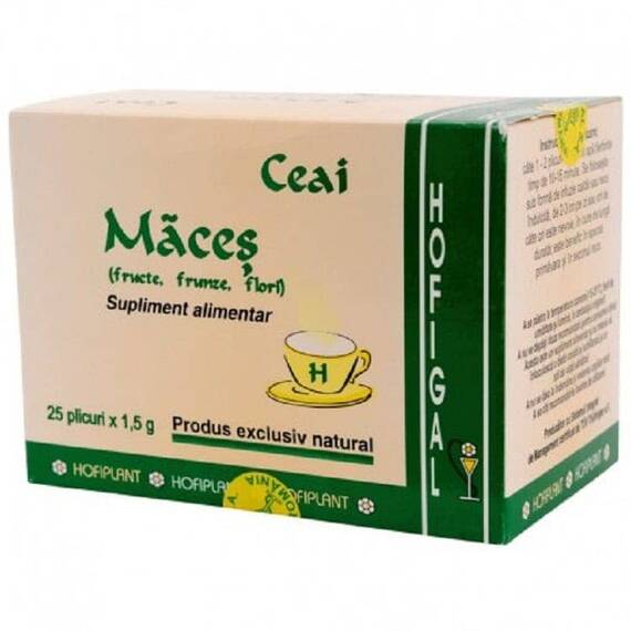 Ceai de Maces Fructe Fruze si Flori 25 plicuri Hofigal - - Roveli