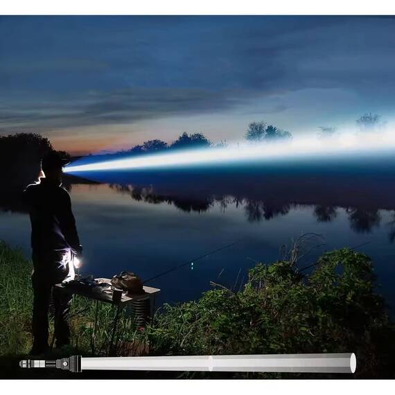 Lanterna LED profesionala cu suport prindere, 30W, raza 2000m - 7- Roveli