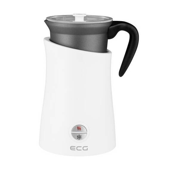 Aparat pentru spuma de lapte ECG NM 2255 Latte Art, magnetic, 300ml, 550W, culoare alba - - Roveli