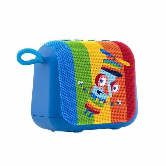 Boxa portabila pentru copii GoGEN DECKO TRIO R, 5 W, Bluetooth, IPX6, albastru - - Roveli