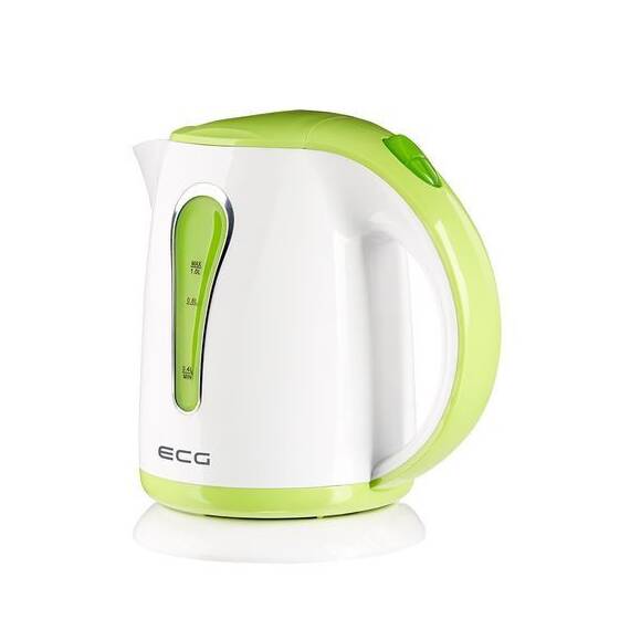 Cana electrica fierbator ECG RK 1022 verde, 1 L, 1100 W, plastic de calitate BPA FREE - - Roveli