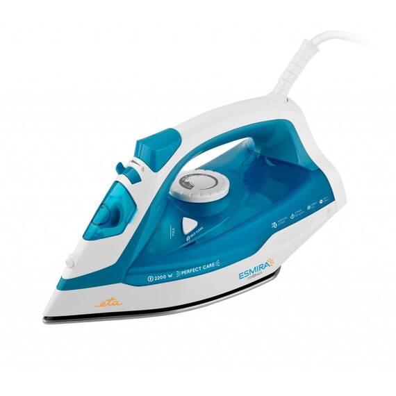 Fier de calcat ETA Esmira 0273 90000, 2200W, 380 ml, abur 100 g/min, talpa ceramica Eloxium - - Roveli