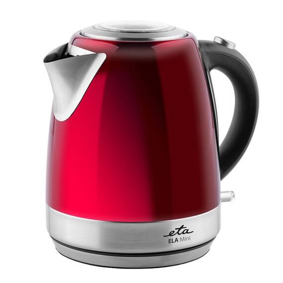 Fierbator electric ETA ELA Mini 8599 90010, 1.2 litri, 2100 W, otel inoxidabil, rosu - - Roveli