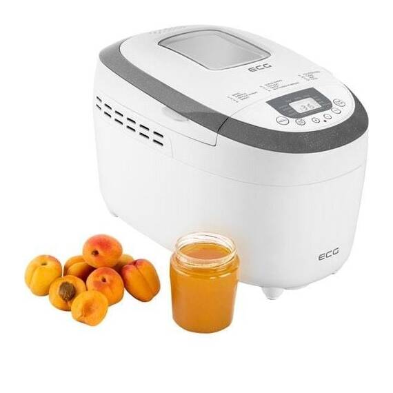 Masina de preparat paine ECG PCB 82120, 850W, 12 programe, LCD, 1250 g - - Roveli