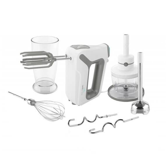 Mixer de mana 5 in 1 ETA Lento 2051 90000, 600 W, 4 viteze, impuls vitezxa maxima, gri/alb - - Roveli