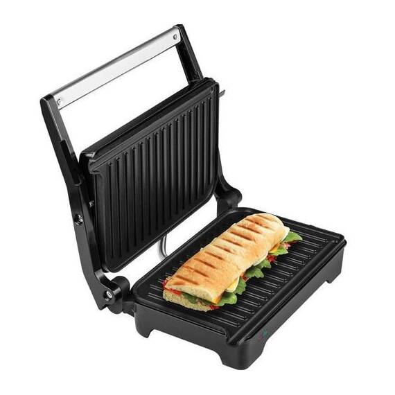 Sandwich-maker&grill, ECG S 2070 Panini, 1200 W, placi nonaderente - - Roveli