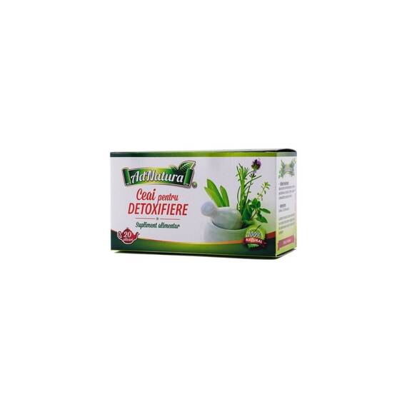 Ceai pentru Detoxifiere 20 plicuri AdNatura - - Roveli