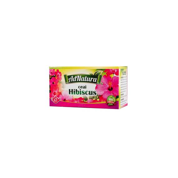 Ceai de Hibiscus Flori 20 plicuri AdNatura - - Roveli