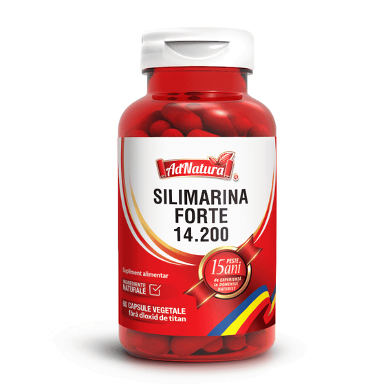Silimarina Forte 14.200, 60 capsule AdNatura - - Roveli