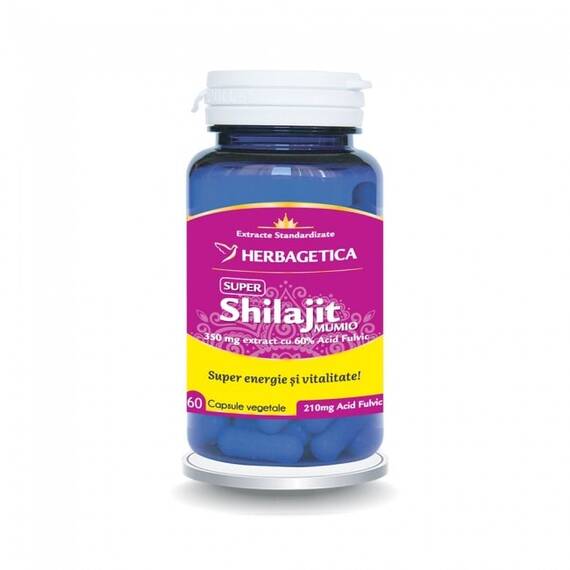 Super Shilajit Mumio 60 capsule Herbagetica - - Roveli