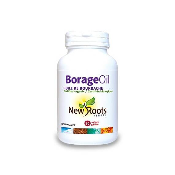 Borage Oil Pur 1000 mg 60 capsule New Roots - - Roveli