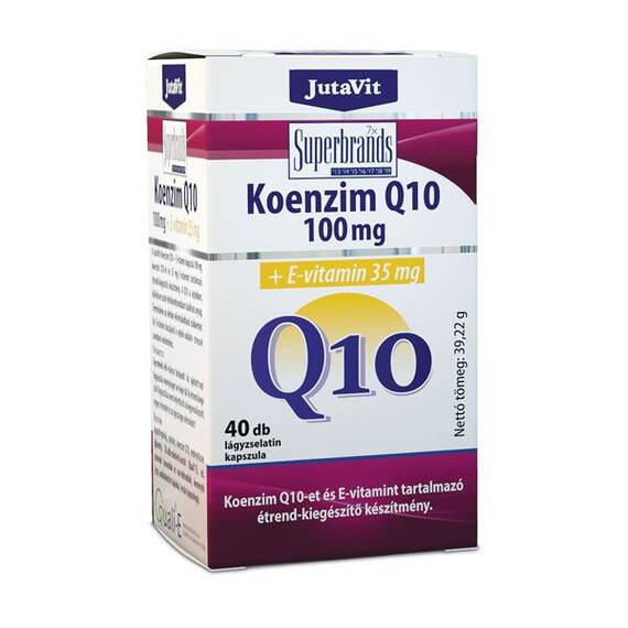 COENZIMA Q10 100 MG + VITAMINA E 35 MG 40 CAPS MOI JUTAVIT - - Roveli