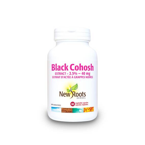 Black Cohosh (Actaea racemosa) 200 mg 60 capsule New Roots Herbal - - Roveli