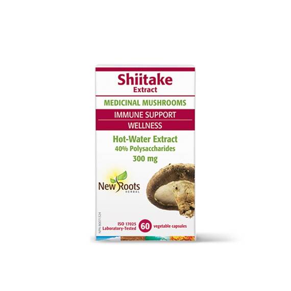Shiitake Extract 300 mg 60 capsule New Roots - - Roveli