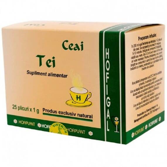 Ceai de Tei 25 plicuri Hofigal - - Roveli