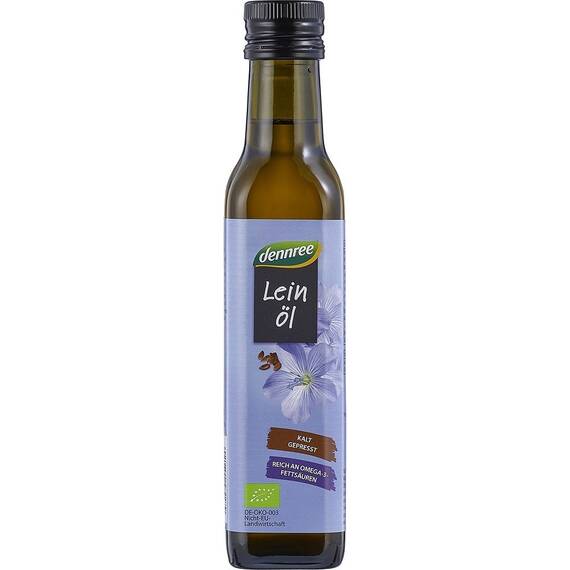 Ulei de in presat la rece 250ml Dennree - - Roveli