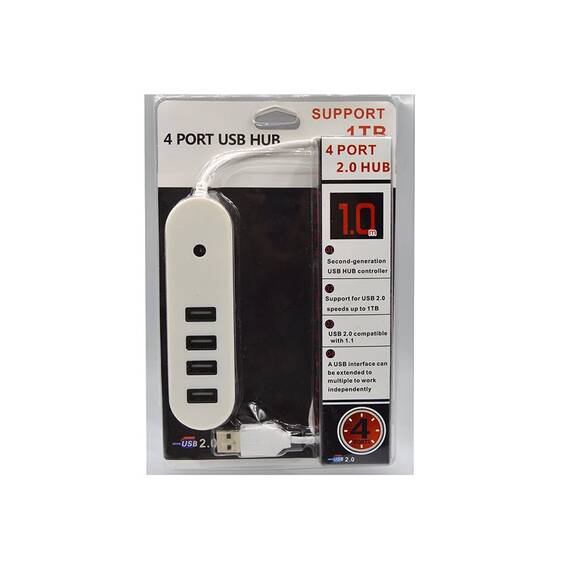 Hub cu 4 porturi USB 2.0, viteza 480Mbps - 5- Roveli