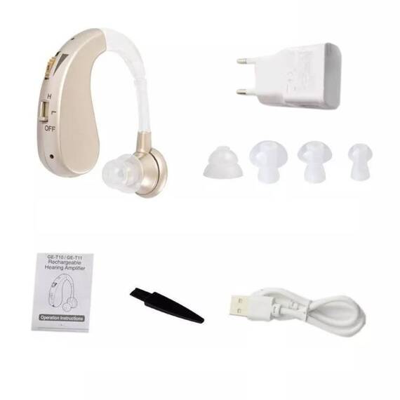 Amplificator auditiv digital retroauricular, 129db, reincarcabil - 4- Roveli