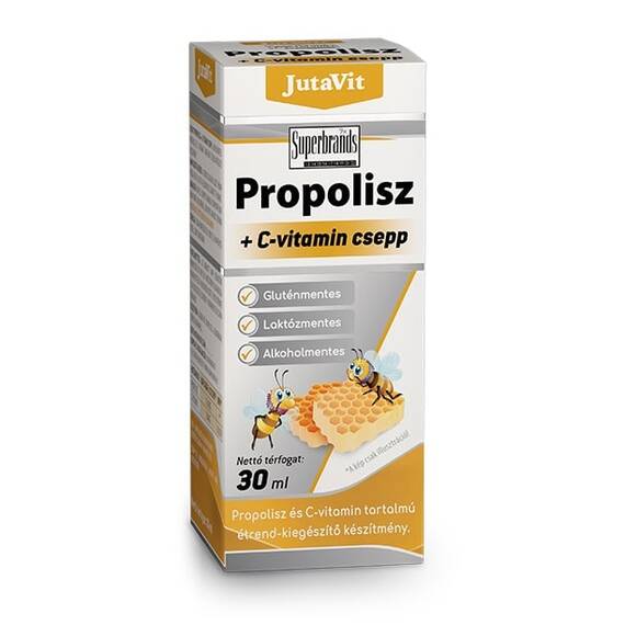 PICATURI DE PROPOLIS + VITAMINA C 30 ML JUTAVIT - - Roveli