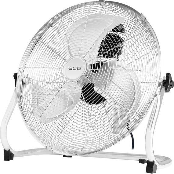 Ventilator de podea ECG FF 45 Ventus, 45 cm, 100 W, 3 viteze, otel inoxidabil - - Roveli