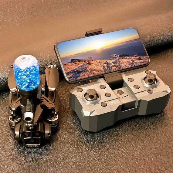 Drona K11 cu lansator de bile de apa, camera tripla HD, WIFI - 10- Roveli