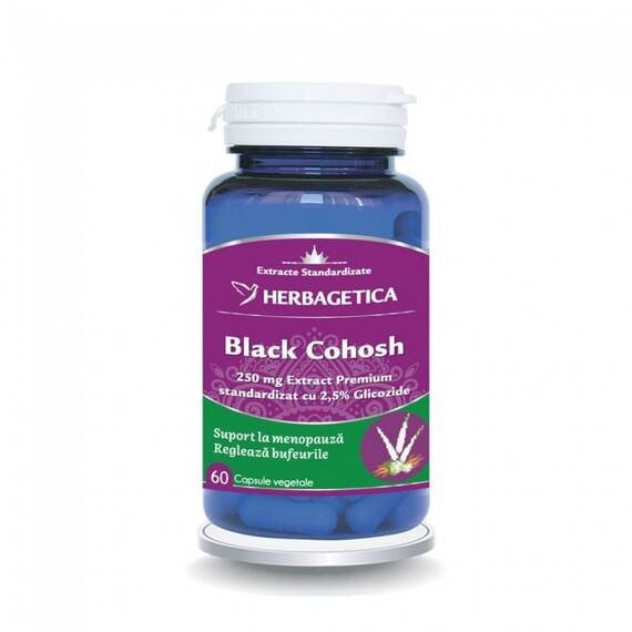 Black Cohosh 60 capsule Herbagetica - - Roveli