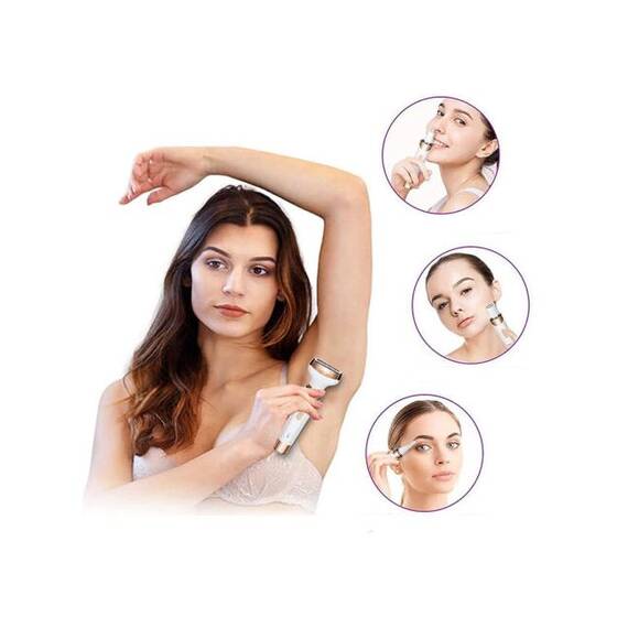 Epilator 4 in 1 pentru fata/picioare/urechi, Aorlis - 4- Roveli