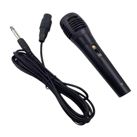 Microfon cu fir MIC544, dinamic, jack 6.5mm, karaoke, 1+1 gratis - 2- Roveli