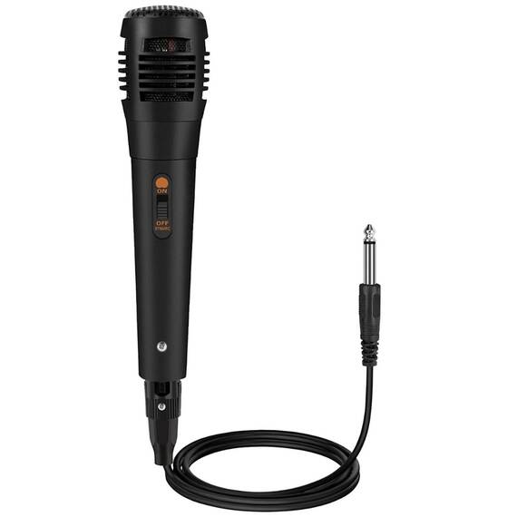 Microfon cu fir MIC544, dinamic, jack 6.5mm, karaoke, 1+1 gratis - 6- Roveli