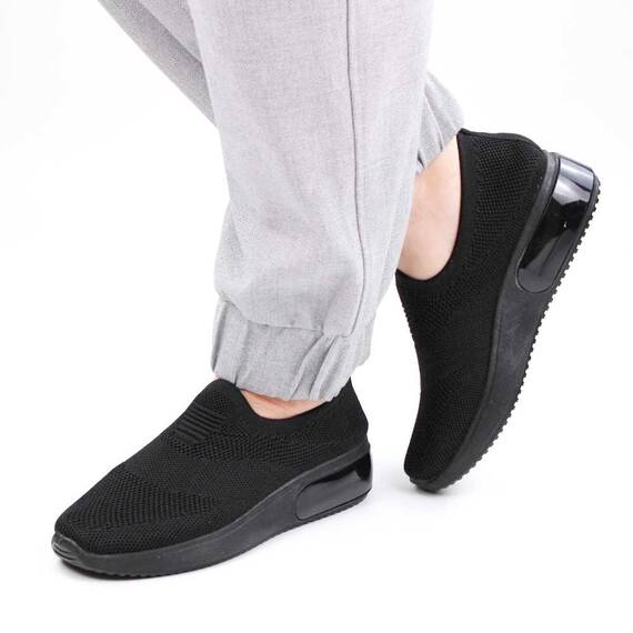 ​Espadrile de dama, comode si usoare 2011-BLACK, Culoare (12): Negru, Marime (12): 39** - - Roveli