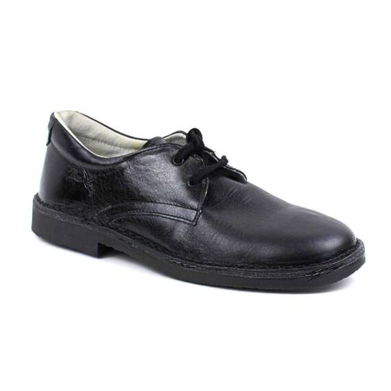 ​Pantofi unisex , pentru copii si adulti , din piele naturala 853-NEGRU, Culoare (12): Negru, Marime (12): 36* - - Roveli