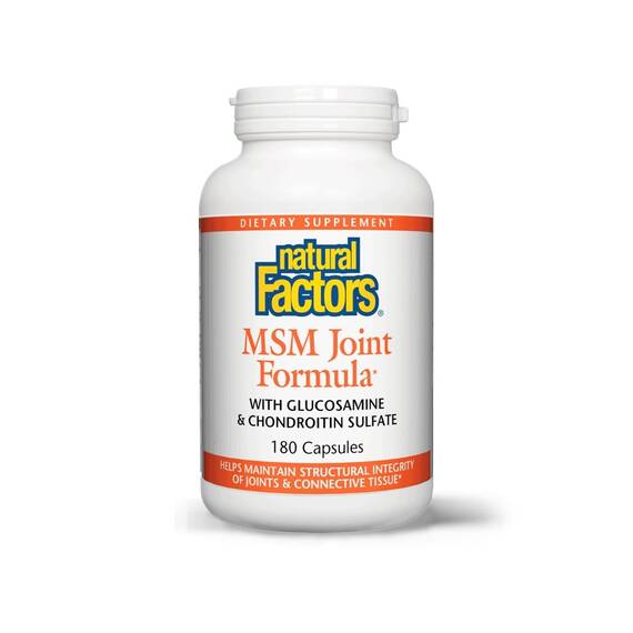 MSM Joint Formula (Reparator de Cartilaje) 180 capsule Natural Factors - - Roveli
