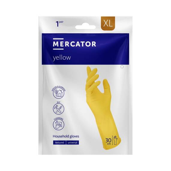 ​Manusi menaj MERCATOR yellow, Marime (288): XL - - Roveli