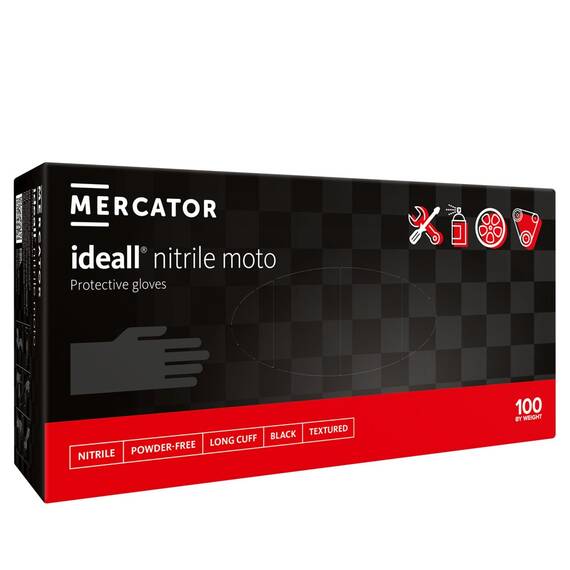 Manusi ideall nitrile moto MERCATOR, Marime (288): XL - - Roveli