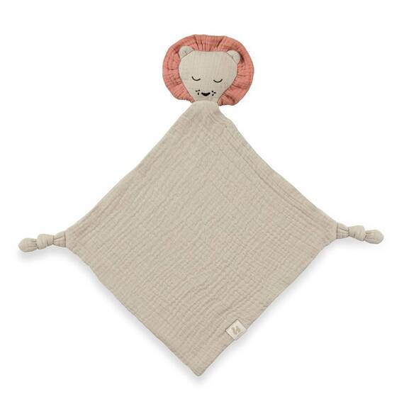 Paturica somn si joaca din Bumbac Organic, 25x25 cm, Hauck,  Lion Beige - - Roveli