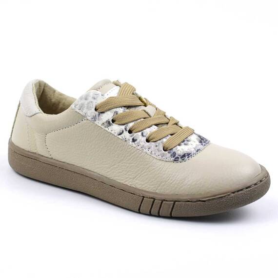 Pantofi casual ,unisex , pentru copii , din piele naturala 3266-BEJ, Culoare (12): Bej, Marime (12): 31 - - Roveli