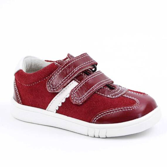 Pantofi sport , pentru copii , din piele naturala , PRIMII PASI  1839-FUCSIA, Culoare (12): Fucsia, Bordo, Marime (12): 20 - - Roveli