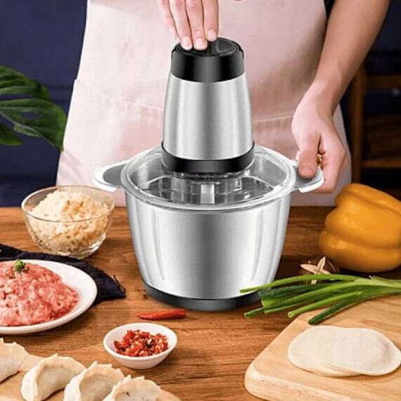 Tocator electric multifunctional JR842, 3L, 650W, 220V, inox - 3- Roveli