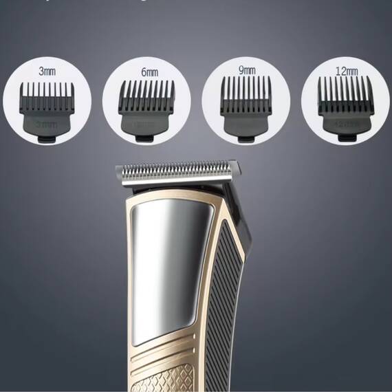 Aparat de tuns reincarcabil GM6128, 3W, cu accesorii - 4- Roveli
