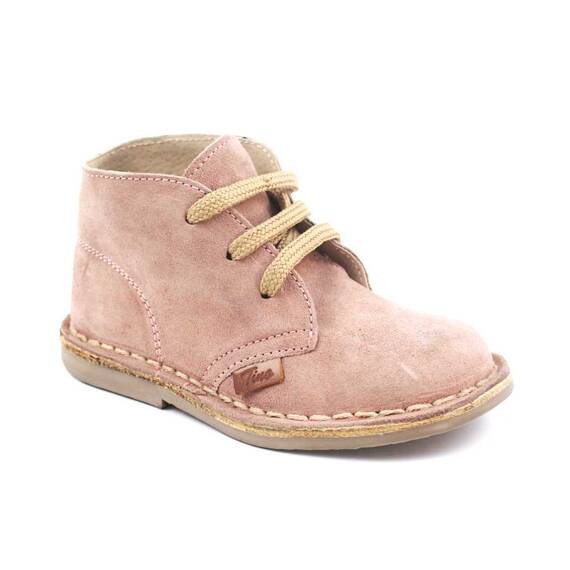 Ghete usoare , pentru copii , din piele naturala , cu talpa cusuta 445-ROZ1, Culoare (12): Roz, Marime (12): 27 - - Roveli