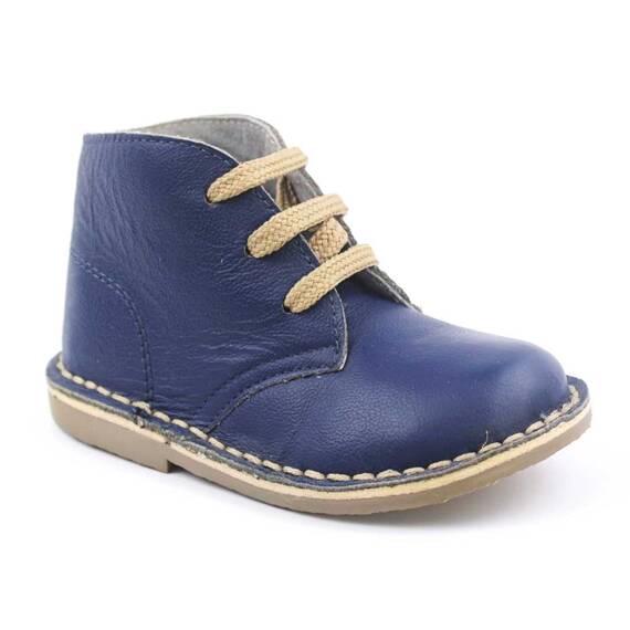 Ghete usoare , pentru copii , din piele naturala , cu talpa cusuta 445-BLEUMARIN/BOX, Culoare (12): Bleumarin, Marime (12): 26 - - Roveli