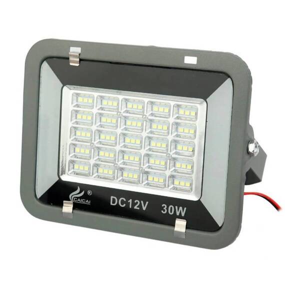 Proiector LED cu clesti, 75LED SMD, 30W, 12V, IP66, camping - 5- Roveli