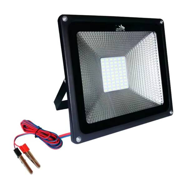 Proiector LED cu clesti, 60LED SMD, 30W, 12V, IP66, camping - 4- Roveli