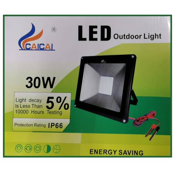 Proiector LED cu clesti, 60LED SMD, 30W, 12V, IP66, camping - 5- Roveli