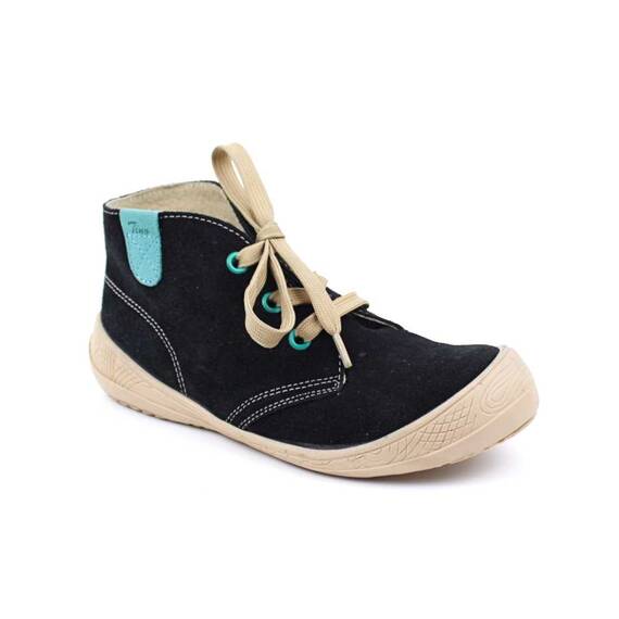 Ghete usoare " BAREFOOT " , pentru copii , din piele naturala 3236-NEGRU, Culoare (12): Negru, Marime (12): 34 - - Roveli