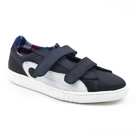 ​Adidasi comozi pentru copii , din piele naturala , gama OUTLET 3210-NEGRU/ALB, Culoare (12): Negru, Marime (12): 32 - - Roveli